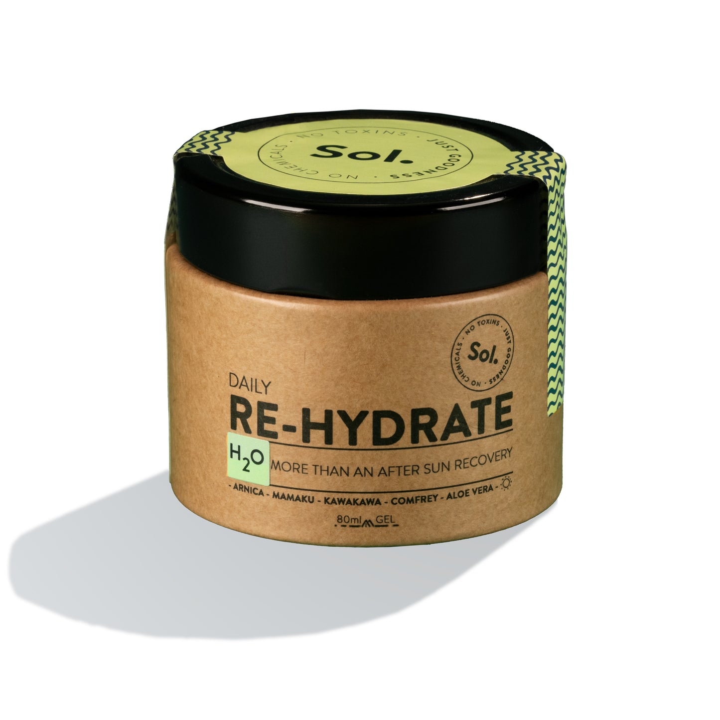Sol Organic Re-Hydrate Gel is a safe and effective way to nourish and protect your skin from the harsh elements of the sun - ethically, and sustainably.Packed with the highest quality of New Zealand Marine and Land Botanicals. New Zealand Red Seaweed Extract, Mamaku (New Zealand Black Fern), UMF25+ Manuka Honey, Kawakawa (New Zealand Native Tree) are sourced from New Zealand - the heart of the South Pacific Potent and Biodiverse Ecosystem. Traditionally harvested, genetically unchanged.